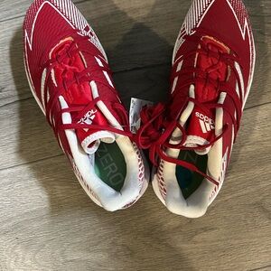 Adidas Red Athletic Sneakers